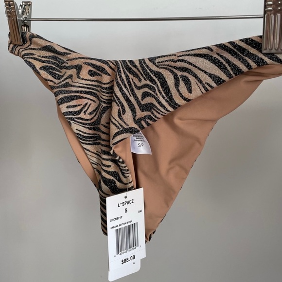 CABANA ANIMAL INSTINCT BIKINI BOTTOM BISTY | L*SPACE - Picture 3 of 4